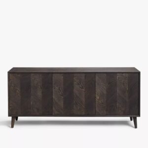 Modern Vannes Solid Wood Sideboard With 3 Doors