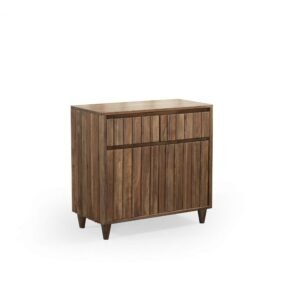 Cebinet 2 Door 2 Drawer Acacia Wood