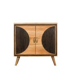 Cabinet 2 Door Acacia Wood